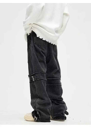 Vintage Distressed Denim - MRC STOREbottomsMy StoreVintage Distressed DenimMRC STORECJXX203260703CXBlackL