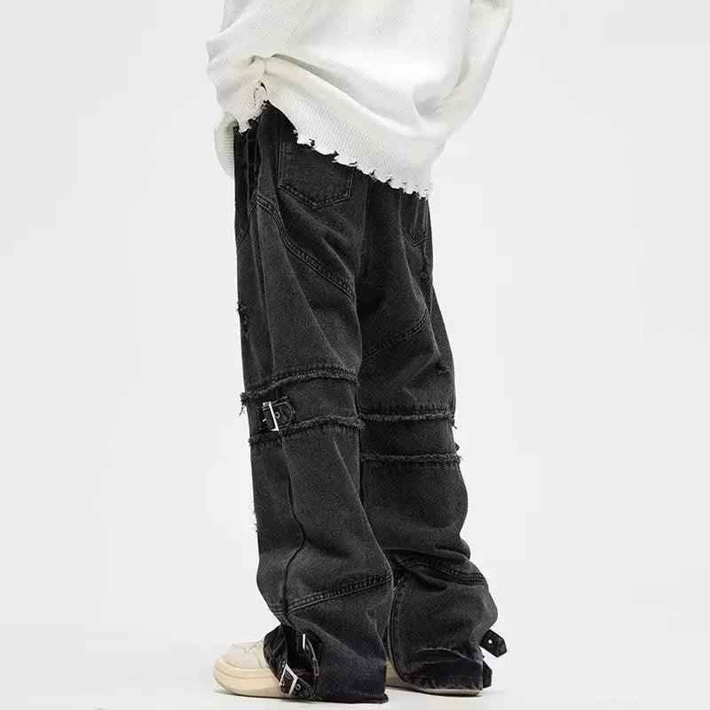 Vintage Distressed Denim - MRC STOREbottomsMy StoreVintage Distressed DenimMRC STORECJXX203260703CXBlackL