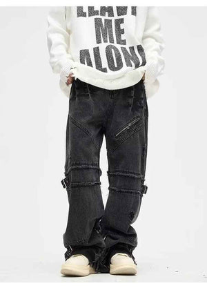 Vintage Distressed Denim - MRC STOREbottomsMy StoreVintage Distressed DenimMRC STORECJXX203260703CXBlackL