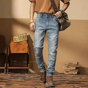 Korean Style Motorcycle Jeans - MRC STOREbottomsMy StoreKorean Style Motorcycle JeansMRC STORECJXX202920501AZBlue28