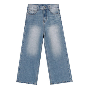 Men's Blue Straight Wide Leg Jeans – Casual Cotton Blend Trousers - MRC STOREbottomsMy StoreMen's Blue Straight Wide Leg Jeans – Casual Cotton Blend TrousersMRC STORECJXX224957803CXBlueL