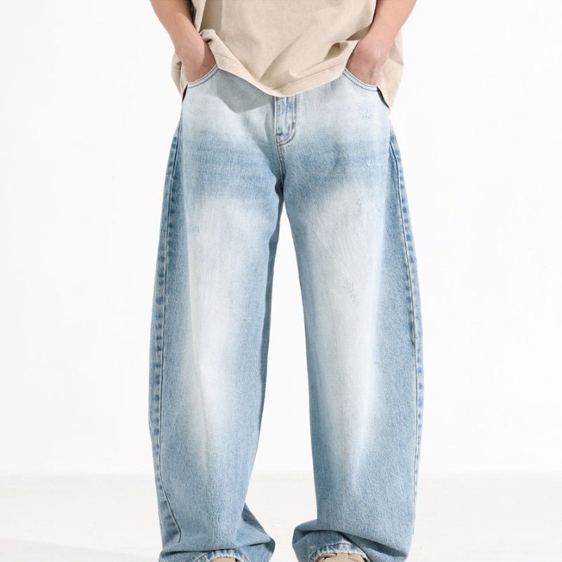 Men’s Washed Jeans - Blue White Machete - MRC STOREbottomsMy StoreMen’s Washed Jeans - Blue White Machete My Store MRC STORECJXX232829204DWBlueL