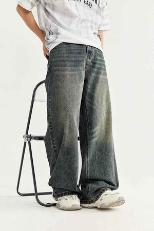 Retro Distressed Wide Leg Jeans - MRC STOREbottomsMy StoreRetro Distressed Wide Leg JeansMRC STORECJXX200425603CXBlueL