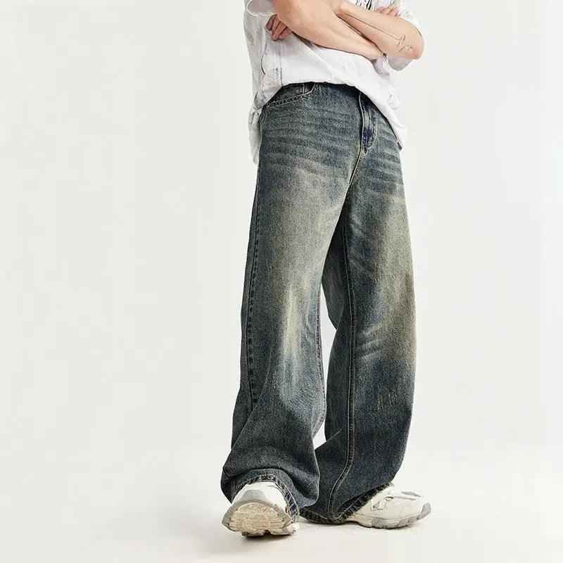Retro Distressed Wide Leg Jeans - MRC STOREbottomsMy StoreRetro Distressed Wide Leg JeansMRC STORECJXX200425603CXBlueL