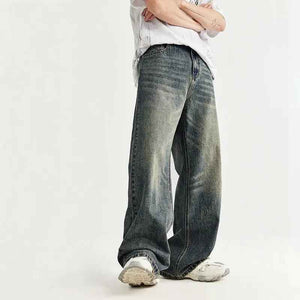 Retro Distressed Wide Leg Jeans - MRC STOREbottomsMy StoreRetro Distressed Wide Leg JeansMRC STORECJXX200425603CXBlueL