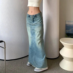 Slimming Denim Fishtail Skirt - MRC STOREbottomsMy StoreSlimming Denim Fishtail Skirt - MRC STOREMRC STORECJQZ206215903CXBlue SkirtL