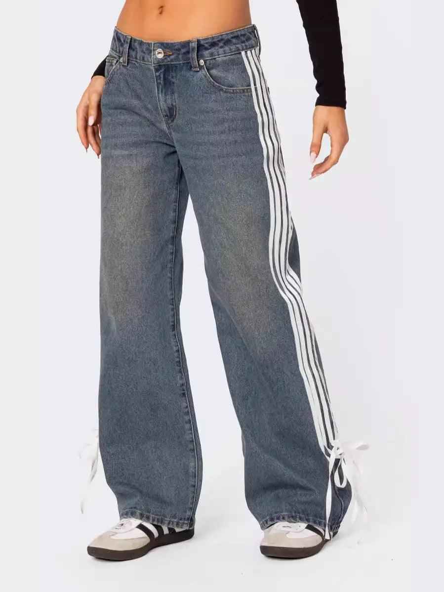Fashionable Wide Leg Jeans - MRC STOREbottomsMy StoreFashionable Wide Leg JeansMRC STORECJNZ210439511KPNostalgiaL