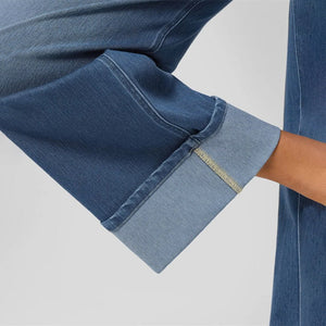 High - Waisted Jeans - Wide Leg Dark Blue - MRC STOREbottomsMy StoreWomen’s High - Waisted Jeans - Wide Leg Dark Blue My Store MRC STORECJNZ238426303CXDark BlueL
