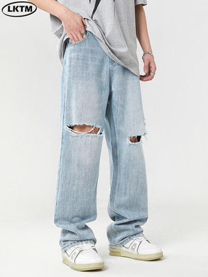 Fashion Personality Light Color Hole Jeans - MRC STOREbottomsMy StoreFashion Personality Light Color Hole Jeans - MRC STOREMRC STORECJXX212816705EVLight Blue2XL