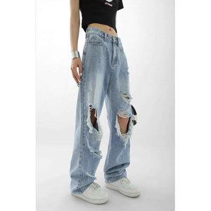 Light Blue Ripped jeans - MRC STOREbottomsMy StoreLight Blue Ripped jeansMRC STORECJNZ195491203CXLight BlueL