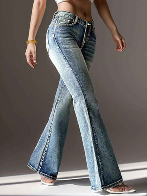 Vintage Embroidered Jeans - MRC STOREbottomsMy StoreVintage Embroidered JeansMRC STORECJNZ206971003CXSea BlueL