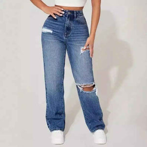 European Ripped Jeans - MRC STOREbottomsMy StoreEuropean Ripped JeansMRC STORECJNZ206750806FUSky Blue2XL
