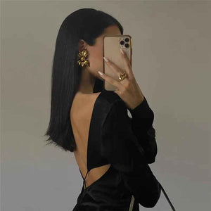 Chic Hollow Hip Dress - MRC STOREDressMy StoreChic Hollow Hip DressMRC STORECJLY208999403CXBlackL