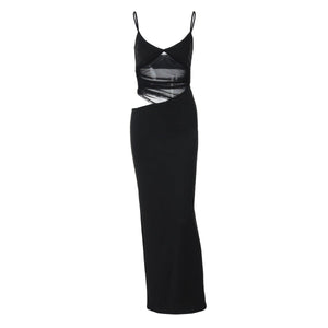 Mesh Dress Women - Winter Slit See - Through - MRC STOREDressMy StoreMesh Dress Women - Winter Slit See - ThroughMRC STORECJLY228682503CXBlackL