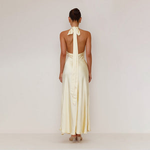 Sleeveless Dress - Backless Halter - MRC STOREDressMy StoreWomen’s Sleeveless Dress - Backless Halter My Store MRC STORECJLY233585103CXLight YellowL
