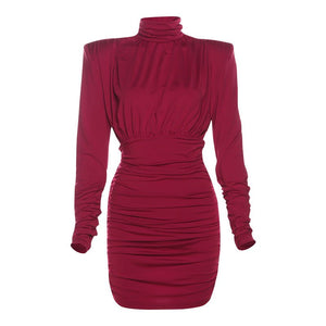 Women’s Sheath Dress - High Collar Pleated - MRC STOREDressMy StoreWomen’s Sheath Dress - High Collar Pleated My Store 24.90MRC STORECJLY231941806FUBlackL