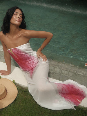 Women’s Chiffon Dress - Off - Shoulder Tube Long - MRC STOREDressMy StoreWomen’s Chiffon Dress - Off - Shoulder Tube Long My Store MRC STORECJLY242020109IRWhiteL