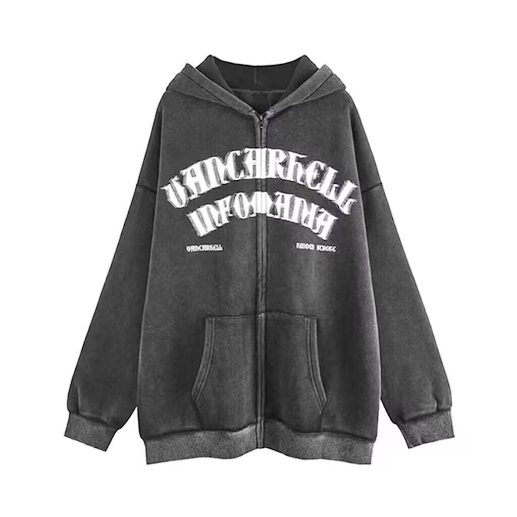 American Oversize Vintage Distressed Letter Print Zipper Hoodie – Artistic Retro Style - MRC STOREHoodieMy StoreAmerican Oversize Vintage Distressed Letter Print Zipper Hoodie – Artistic Retro Style - MRC STOREMRC STORECJYD195246402BYZipper ThinL