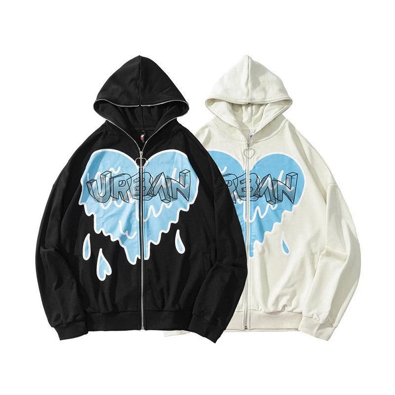 Heart Fleece Corduroy Hoodie – Unisex Zipper - MRC STOREHoodieMy StoreHeart - Shaped Fleece Hoodie Corduroy Zipper Hoodie - Unisex Pullover in Black & White - MRC STOREMRC STORECJWY197525906FUBAI3XL