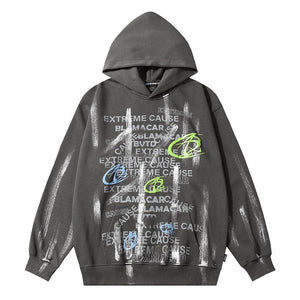 Fashion Letter Printed Graffiti Streetwear Hoodie with Bold Typography - MRC STOREHoodieMy StoreFashion Letter Printed Graffiti Streetwear Hoodie with Bold Typography - MRC STOREMRC STORECJWY209623111KPGray ApricotL
