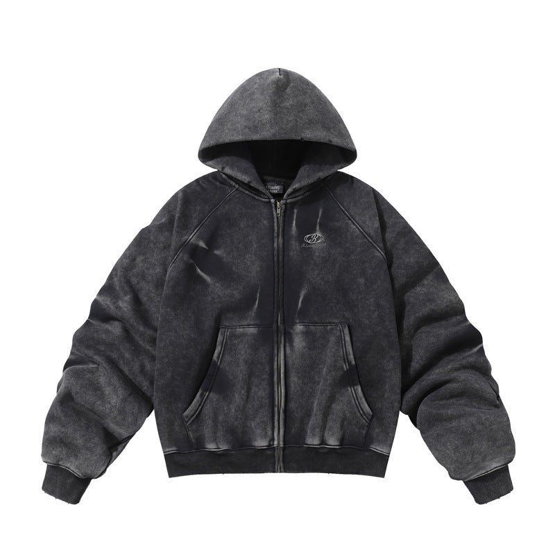 Men’s Fleece Hoodie - Retro Washed Style - MRC STOREHoodieMy StoreMen’s Fleece Hoodie - Retro Washed Style My Store 42.55MRC STORECJWY229017303CXBlackL