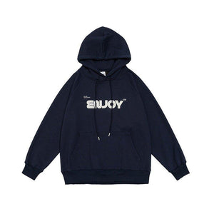 Unisex Loose - Fit Letter Print Hooded Sweater – Casual Comfort for Teenagers - MRC STOREHoodieMy StoreUnisex Loose - Fit Letter Print Hooded Sweater – Casual Comfort for Teenagers - MRC STOREMRC STORECJWY213819706FUNavy BlueL