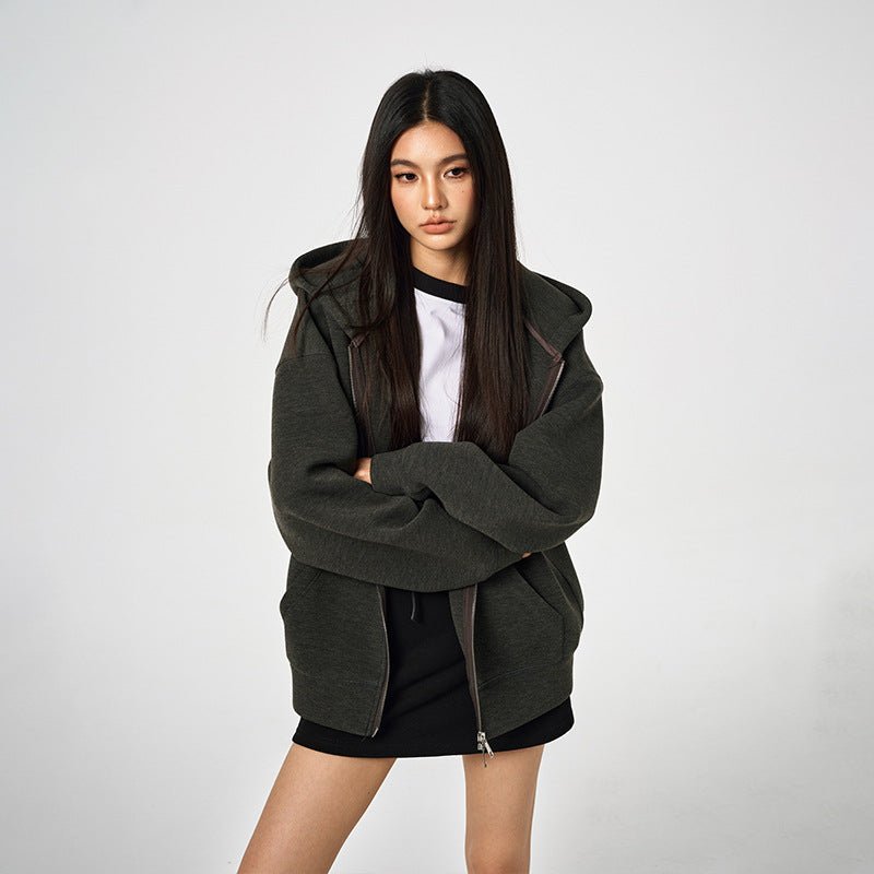 Unisex Retro Hoodie - Loose Solid Color - MRC STOREHoodieMy StoreUnisex Retro Hoodie - Loose Solid Color My Store MRC STORECJWY236530113MNBlackL