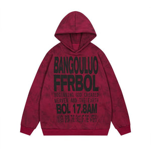 Hip Hop Retro English Letters Hooded Sweater for Men - Loose Fit Pullover in Red & Yellow - MRC STOREHoodieMy StoreHip Hop Retro English Letters Hooded Sweater for Men - Loose Fit Pullover in Red & Yellow - MRC STOREMRC STORECJWY210101903CXRedL