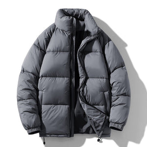 Men’s Winter Jacket - Solid Stand Collar - MRC STOREJacketsMy StoreMen’s Winter Jacket - Solid Stand Collar My Store 37.90MRC STORECJPK235334705EV9687 Dark Gray2XL
