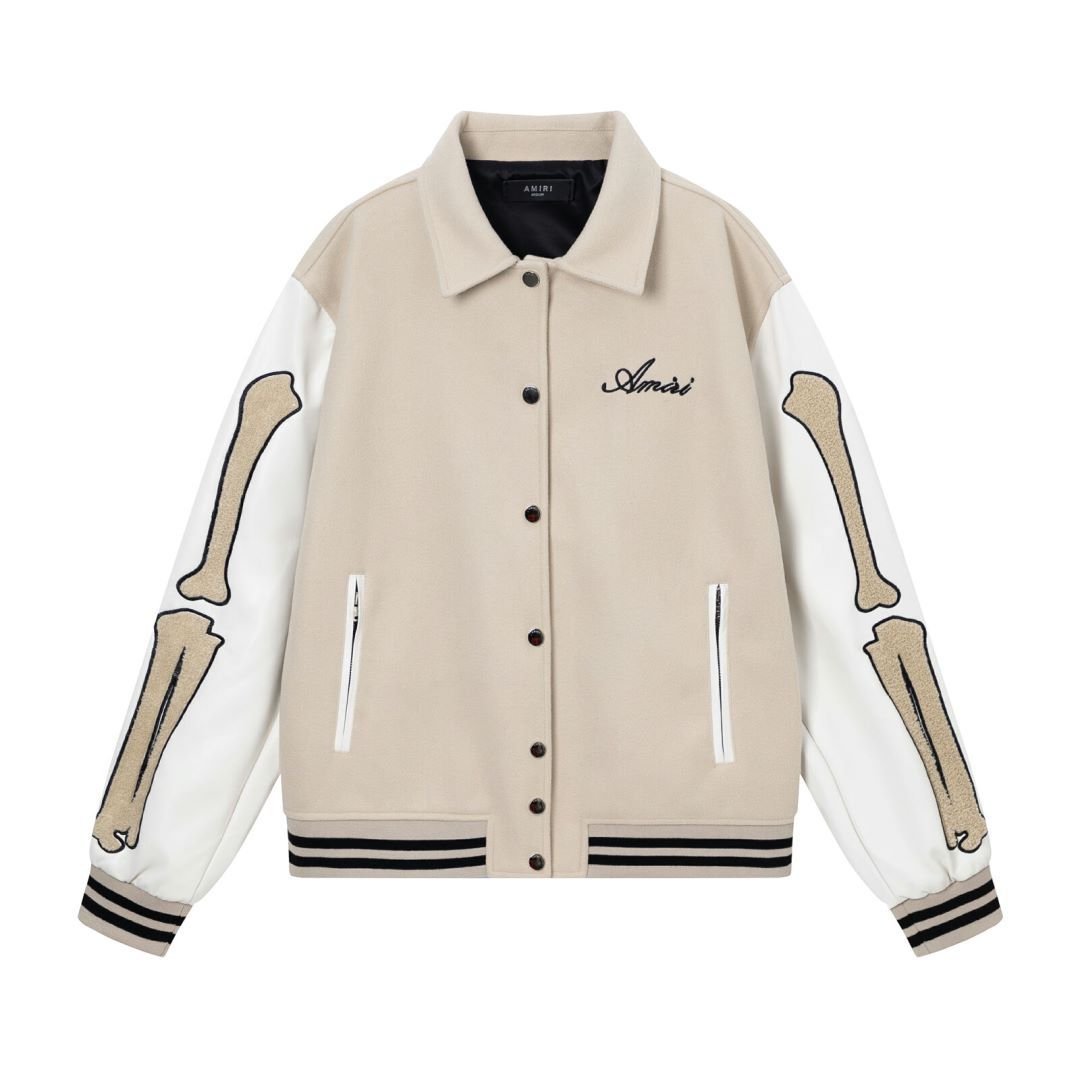 Men’s Woolen Jacket - Bone Embroidered Style - MRC STOREJacketsMy StoreMen’s Woolen Jacket - Bone Embroidered Style My Store 81.72MRC STORECJXZ240022003CXApricotL