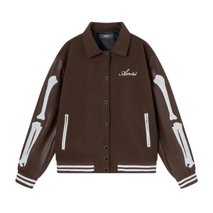 Men’s Woolen Jacket - Bone Embroidered Style - MRC STOREJacketsMy StoreMen’s Woolen Jacket - Bone Embroidered Style My Store 81.72MRC STORECJXZ240022007GTBrownL