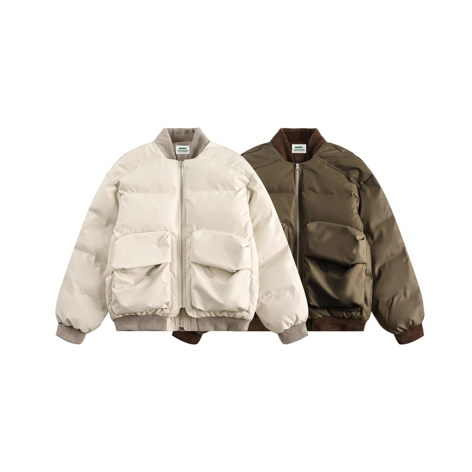 Unisex PU Stitching Cotton - Padded Jacket - MRC STOREJacketsMy StoreUnisex PU Stitching Cotton - Padded Jacket My Store MRC STORECJPK249059906FUArmy GreenL