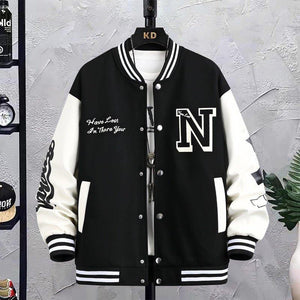 Men's jacket Loose - Fitting Spring and Autumn Jacket – Lightweight Printed Cotton Blend Top with Polyester Lining for Casual Style - MRC STOREJacketsMy StoreMen's jacket Loose - Fitting Spring and Autumn Jacket – Lightweight Printed Cotton Blend Top with Polyester Lining for Casual Style - MRC STOREMRC STORECJYD225955805EVBlack2XL