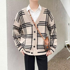 Striped Knitted Retro Men's Cardigan Coat – Timeless Casual Elegance - MRC STOREJacketsMy StoreStriped Knitted Retro Men's Cardigan Coat – Timeless Casual Elegance - MRC STOREMRC STORECJYD219794409IRKhaki2XL