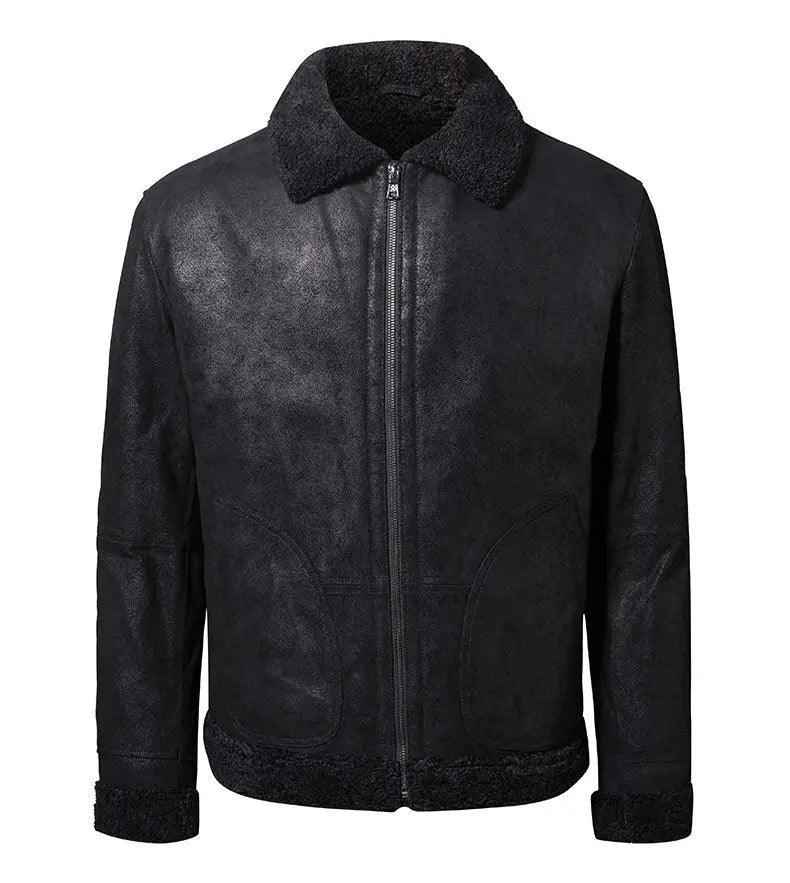 Vintage Casual American Leather Jacket - MRC STOREJacketsMy StoreVintage Casual American Leather JacketMRC STORECJPK177365113MNBlack2XL