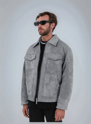 Men’s Fur Zipper Big Pocket Jacket Coat – Warm Winter Streetwear - MRC STOREJacketsMy StoreMen’s Fur Zipper Big Pocket Jacket Coat – Warm Winter Streetwear My Store MRC STORECJXZ245631603CXGrayL