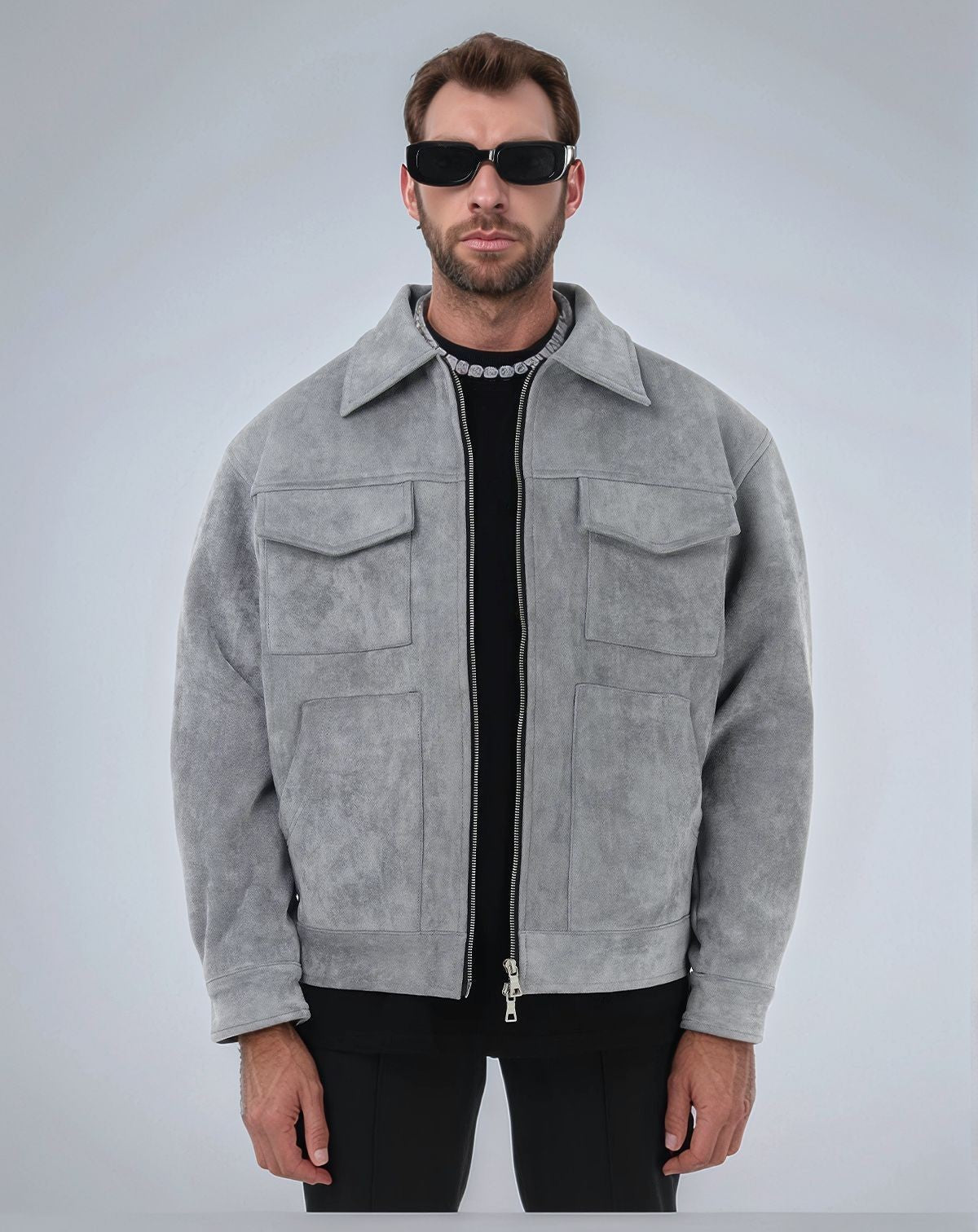 Men’s Fur Zipper Big Pocket Jacket Coat – Warm Winter Streetwear - MRC STOREJacketsMy StoreMen’s Fur Zipper Big Pocket Jacket Coat – Warm Winter Streetwear My Store 72.00MRC STORECJXZ245631603CXGrayL