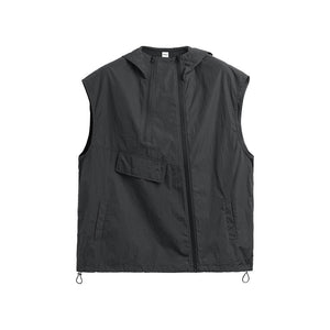 Unisex Hooded Vest - Zipper Japanese Street Coat - MRC STOREJacketsMy StoreUnisex Hooded Vest - Zipper Japanese Street Coat My Store 33.16MRC STORECJYD235855307GTDark GrayL