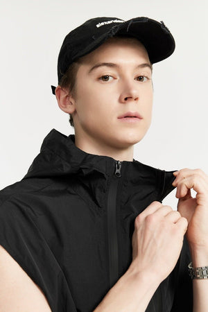 Unisex Hooded Vest - Zipper Japanese Street Coat - MRC STOREJacketsMy StoreUnisex Hooded Vest - Zipper Japanese Street Coat My Store MRC STORECJYD235855307GTDark GrayL