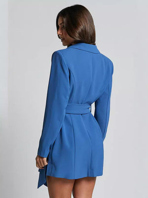 Women’s Slim Fit Coat - Lace - Up Long Sleeve - MRC STOREJacketsMy StoreWomen’s Slim Fit Coat - Lace - Up Long Sleeve My Store MRC STORECJYD232755108HSSapphire BlueL