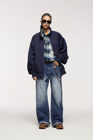 Men’s Wide Leg Jeans - Washed Cut Trousers - MRC STOREjeansMy StoreMen’s Wide Leg Jeans - Washed Cut Trousers My Store MRC STORECJXX240661303CXBlack And GrayL