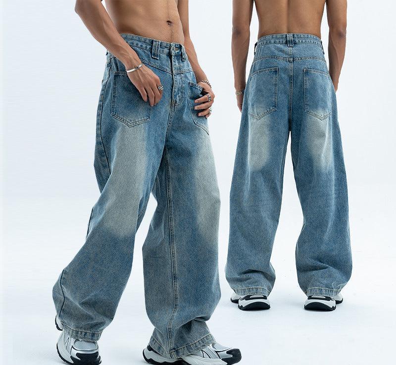 Men’s Retro Wide - Leg Jeans – Summer Denim - MRC STOREjeansMy StoreRetro Summer Jeans Loose Wide Leg Jeans for Men - Casual and Comfortable Denim Pants - MRC STOREMRC STORECJXX219491703CXBlueL