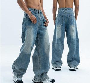 Men’s Retro Wide - Leg Jeans – Summer Denim - MRC STOREjeansMy StoreRetro Summer Jeans Loose Wide Leg Jeans for Men - Casual and Comfortable Denim Pants - MRC STOREMRC STORECJXX219491703CXBlueL