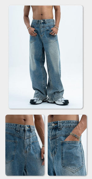 Men’s Retro Wide - Leg Jeans – Summer Denim - MRC STOREjeansMy StoreRetro Summer Jeans Loose Wide Leg Jeans for Men - Casual and Comfortable Denim Pants - MRC STOREMRC STORECJXX219491703CXBlueL