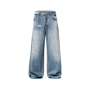 Men’s Loose Jeans - Splash - Ink Washed Style - MRC STOREjeansMy StoreMen’s Loose Jeans - Splash - Ink Washed Style My Store MRC STORECJNZ241563005EVIce Blue2XL