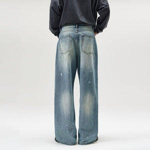 Men’s Loose Jeans - Splash - Ink Washed Style - MRC STOREjeansMy StoreMen’s Loose Jeans - Splash - Ink Washed Style My Store MRC STORECJNZ241563005EVIce Blue2XL