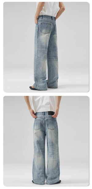Men’s Light Blue Jeans - Washed Straight - Leg - MRC STOREjeansMy StoreMen’s Light Blue Jeans - Washed Straight - Leg My Store MRC STORECJXX236487805EVLight Blue2XL