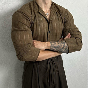 Men’s Hollow Cardigan - Solid Color Slim - MRC STORELong SleeveMy StoreMen’s Hollow Cardigan - Solid Color Slim My Store 25.60MRC STORECJDS235440004DWBrown2XL