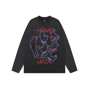 Men’s Long Sleeve T-Shirt - American Print - MRC STORELong SleeveMy StoreMen’s Long Sleeve T-Shirt - American Print My Store MRC STORECJYH234439607GTBlackL