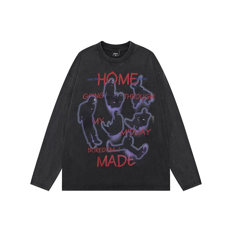 Men’s Long Sleeve T-Shirt - American Print - MRC STORELong SleeveMy StoreMen’s Long Sleeve T-Shirt - American Print My Store MRC STORECJYH234439607GTBlackL